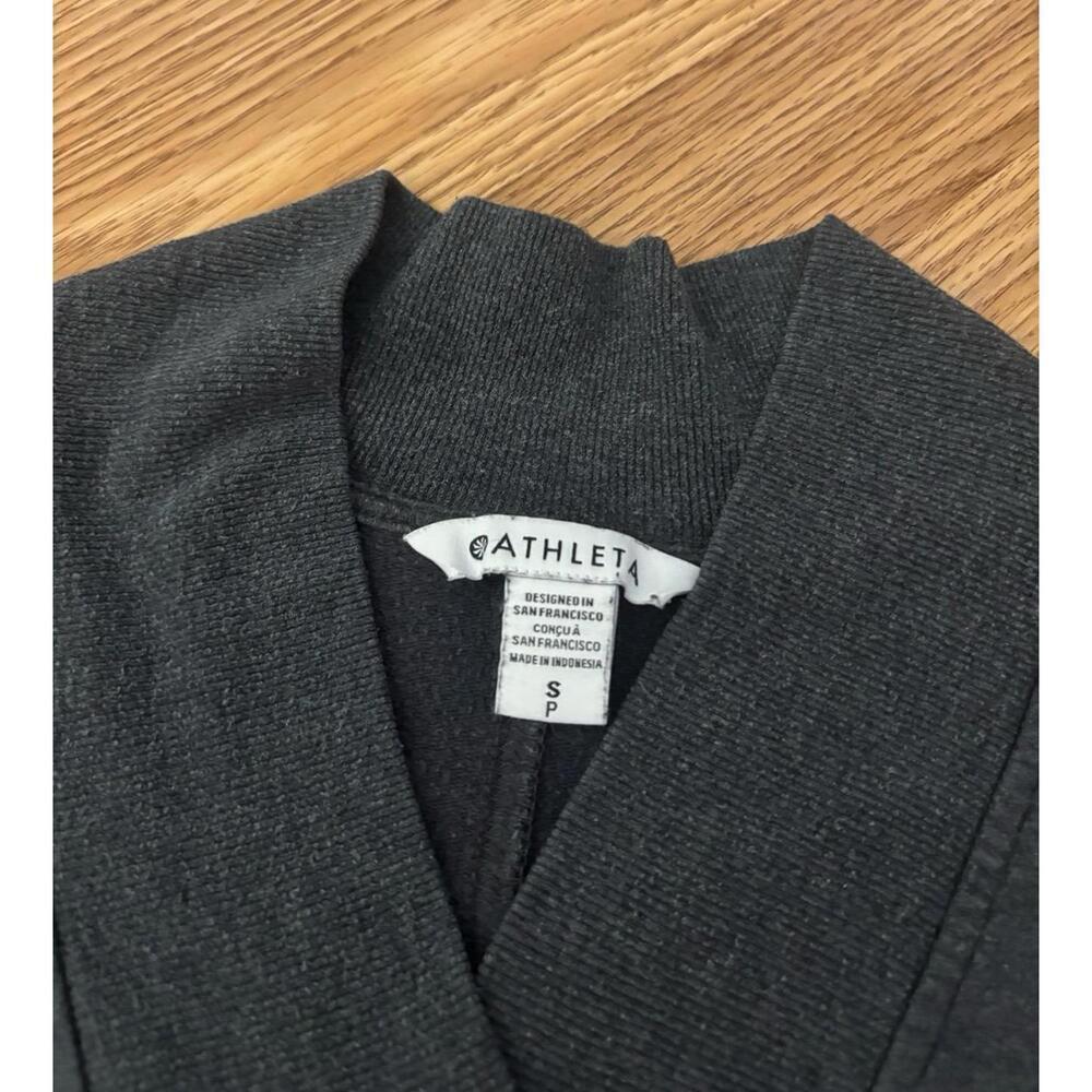 Athleta V-Neck Sweatshirt Size Small - Picture 3 of 6